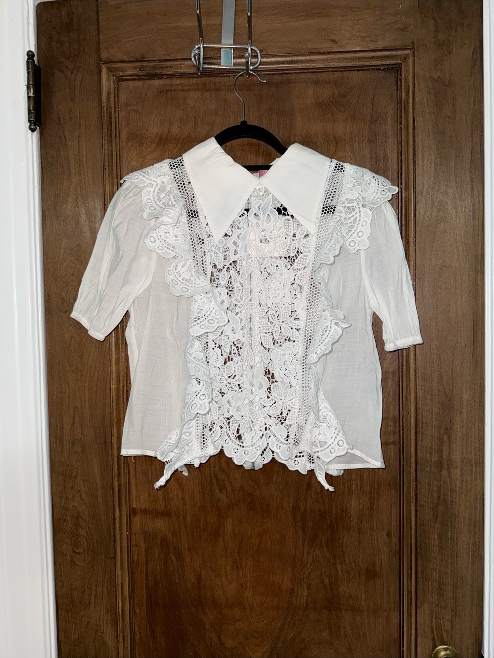 Enchanted Lace Top with Zipper Back